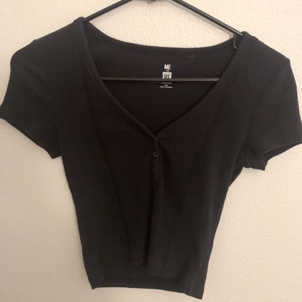 Black PacSun Crop Top